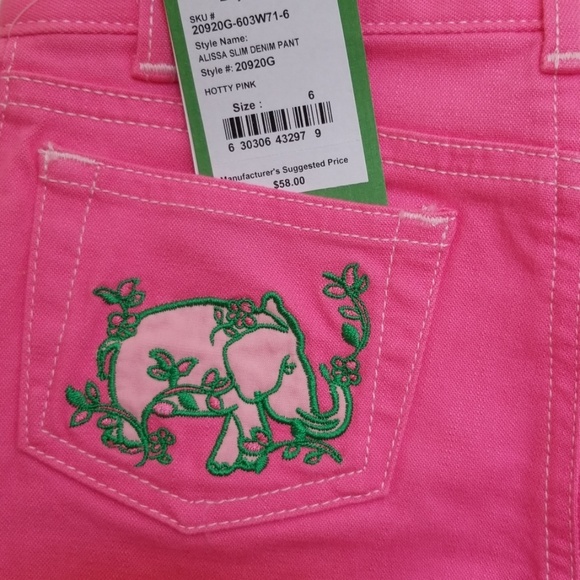 Lilly Pullitzer Girls Jeans - Picture 3 of 4